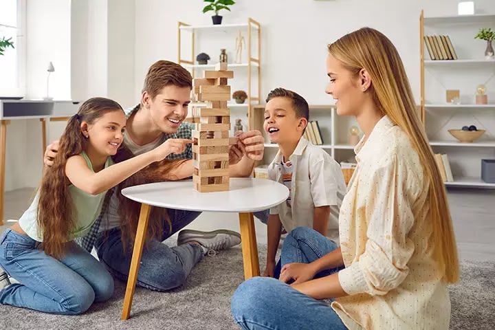 Wooden Blocks & Board Games